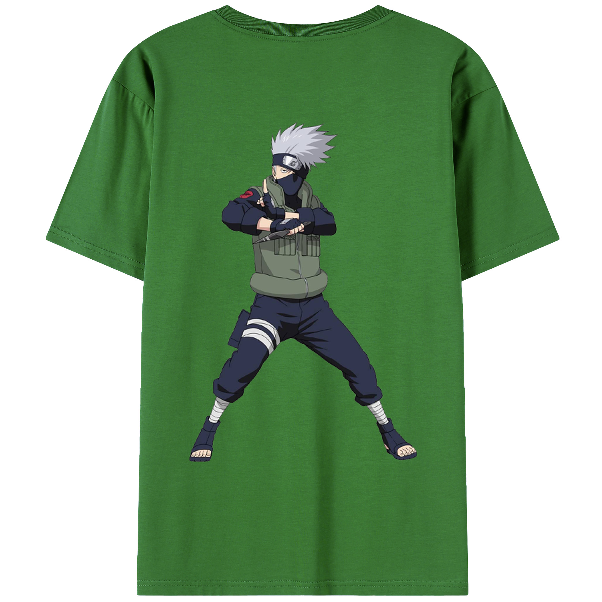 （画像用） NARUTO -ナルト- はたけ カカシ Hatake Kakashi レディース半袖Tシャツ(バックプリント)
